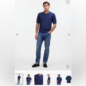 Madewell Sweater polo shirt size Small